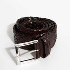 ANDERSONS SUPER CLASSIC ANDERSONS TUBULAR LEATHER WOVEN BELT A1097