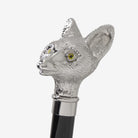 FOX UMBRELLAS NICKEL FINISH ANIMAL HEAD HANDLE GT29