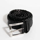 ANDERSONS SUPER CLASSIC ANDERSONS TUBULAR LEATHER WOVEN BELT A1097