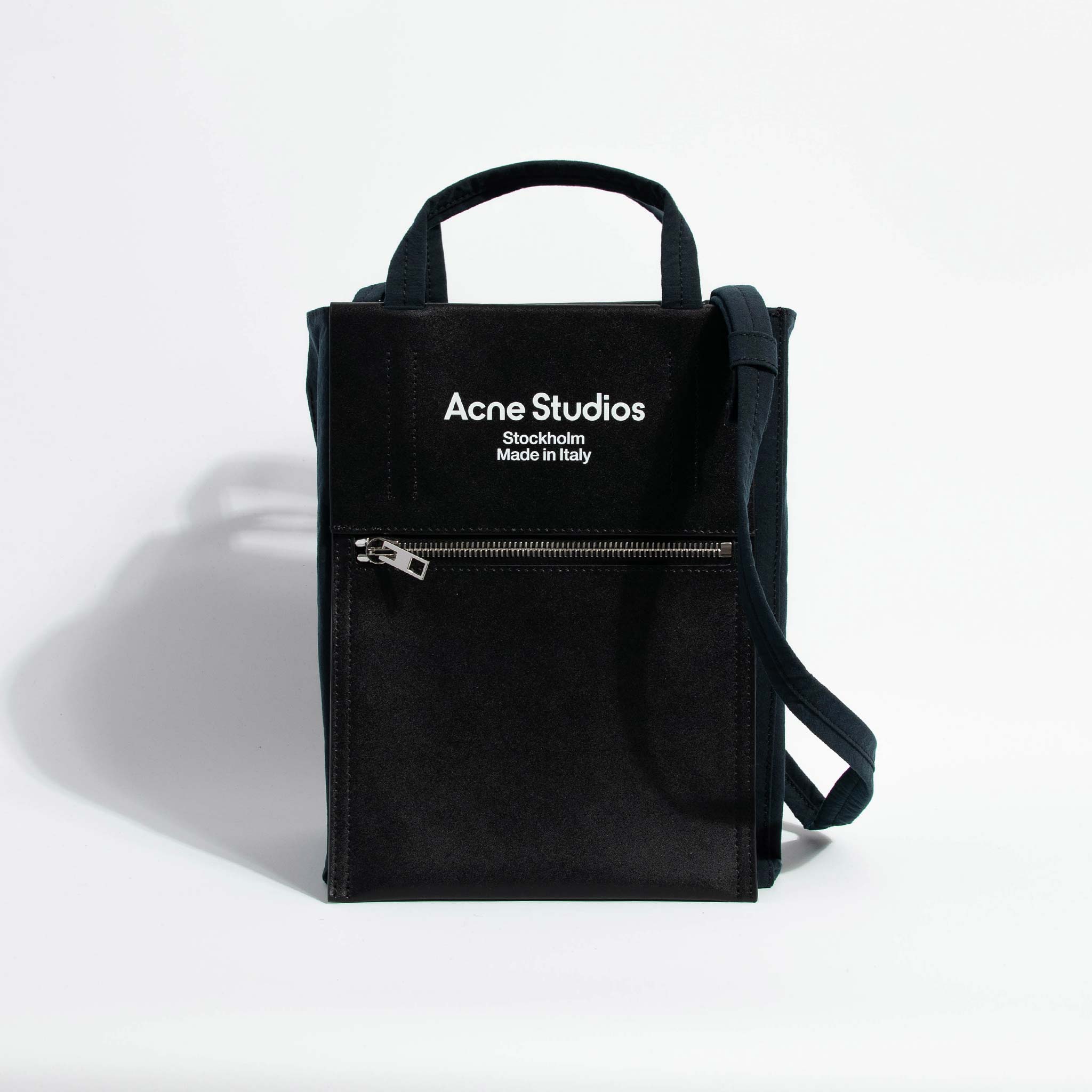 ACNE STUDIOS PAPERY NYLON BAKER OUT MINI TOTE BAG FN-UX-BAGS000048 ...