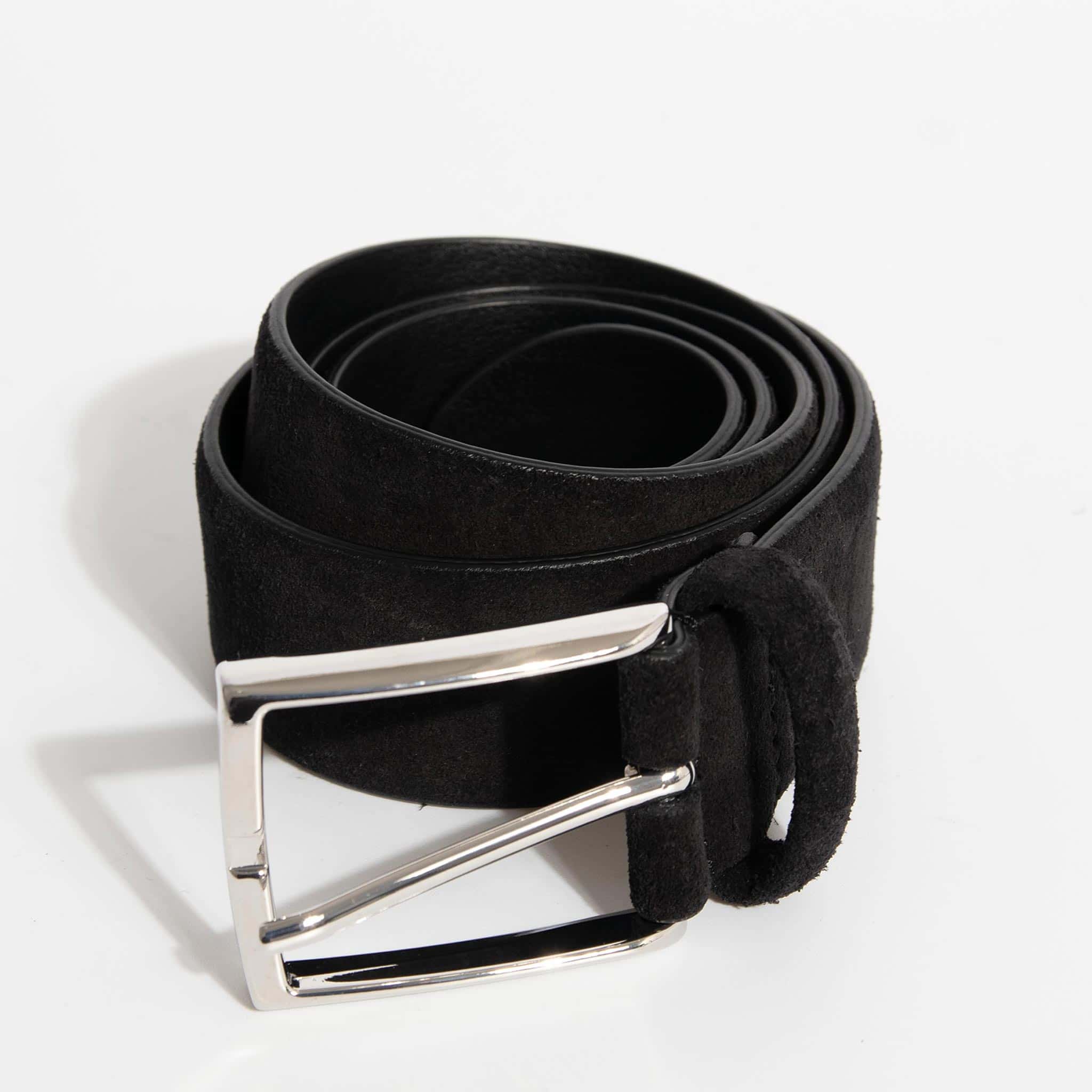 ANDERSONS SUEDE LEATHER SEMI FORMAL BELT A1404