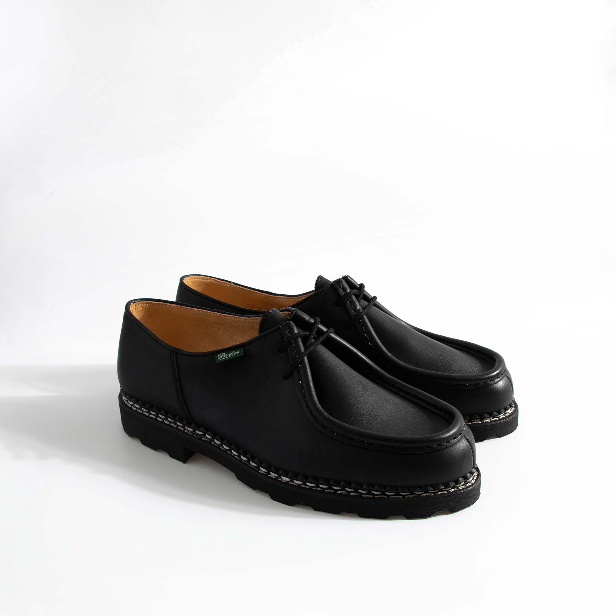 PARABOOT MICHAEL/MARCHE II DERBY 7156 PLAIN LEATHER パラブーツ メンズ チロリアンシューズ [ ミカエル] – CHG