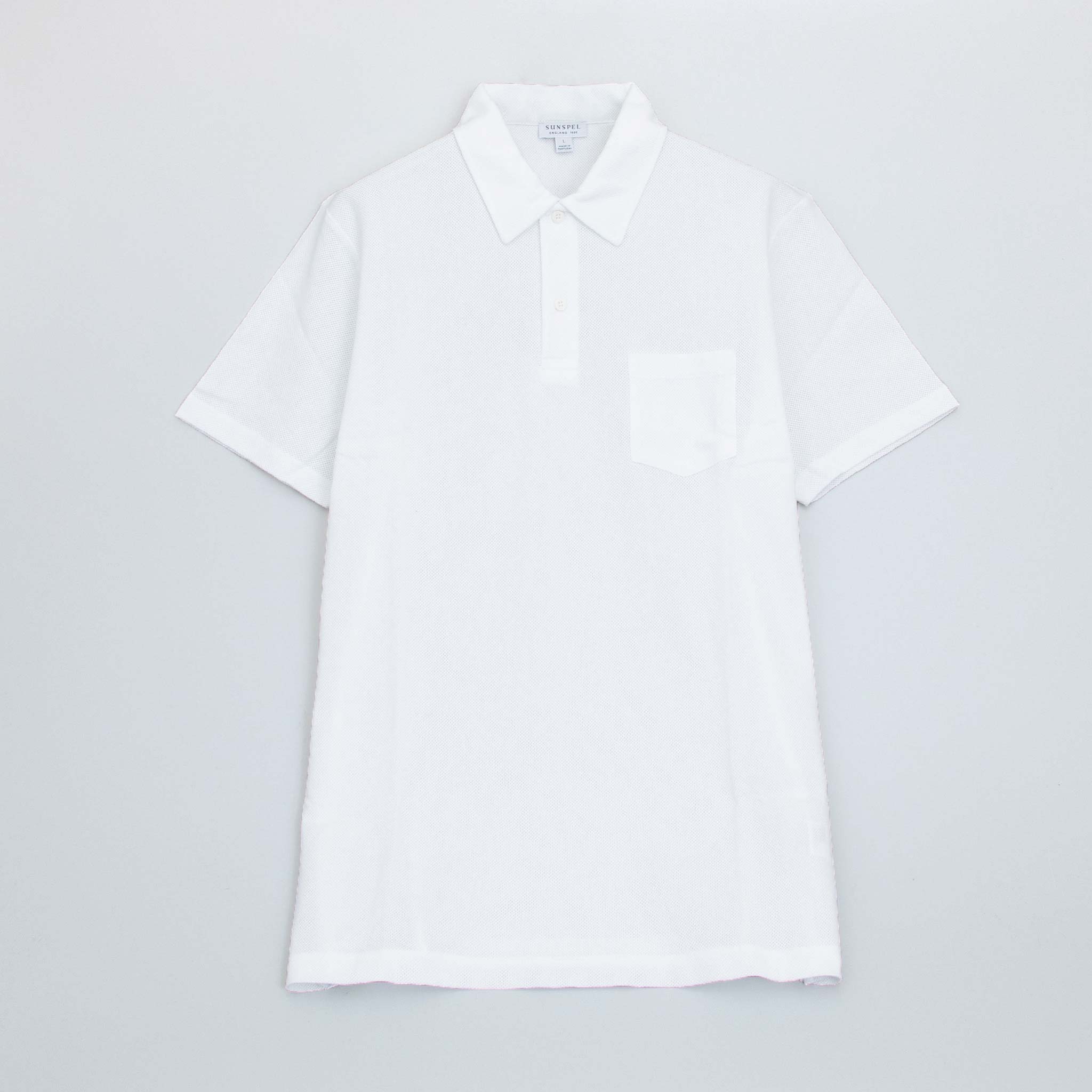 SUNSPEL - SHORT SLEEVE RIVIERA POLO SHIRT MPOL1026 SUPIMA COTTON