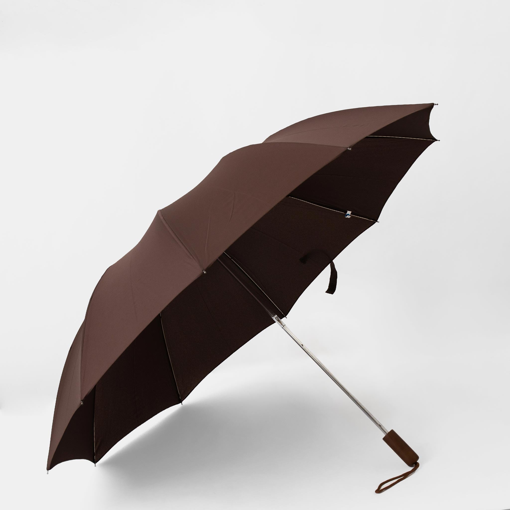 フォックスアンブレラズ ブラウンメープルハンドル 紳士折りたたみ傘