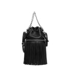 ジェイアンドエムデヴィッドソン J&M DAVIDSON バッグ レディース 2WAYハンド/ショルダーバッグ ブラック MINI FRINGE CARNIVAL WITH STUDS  LMNC-1XX-SCNP MBC-999S BLACK