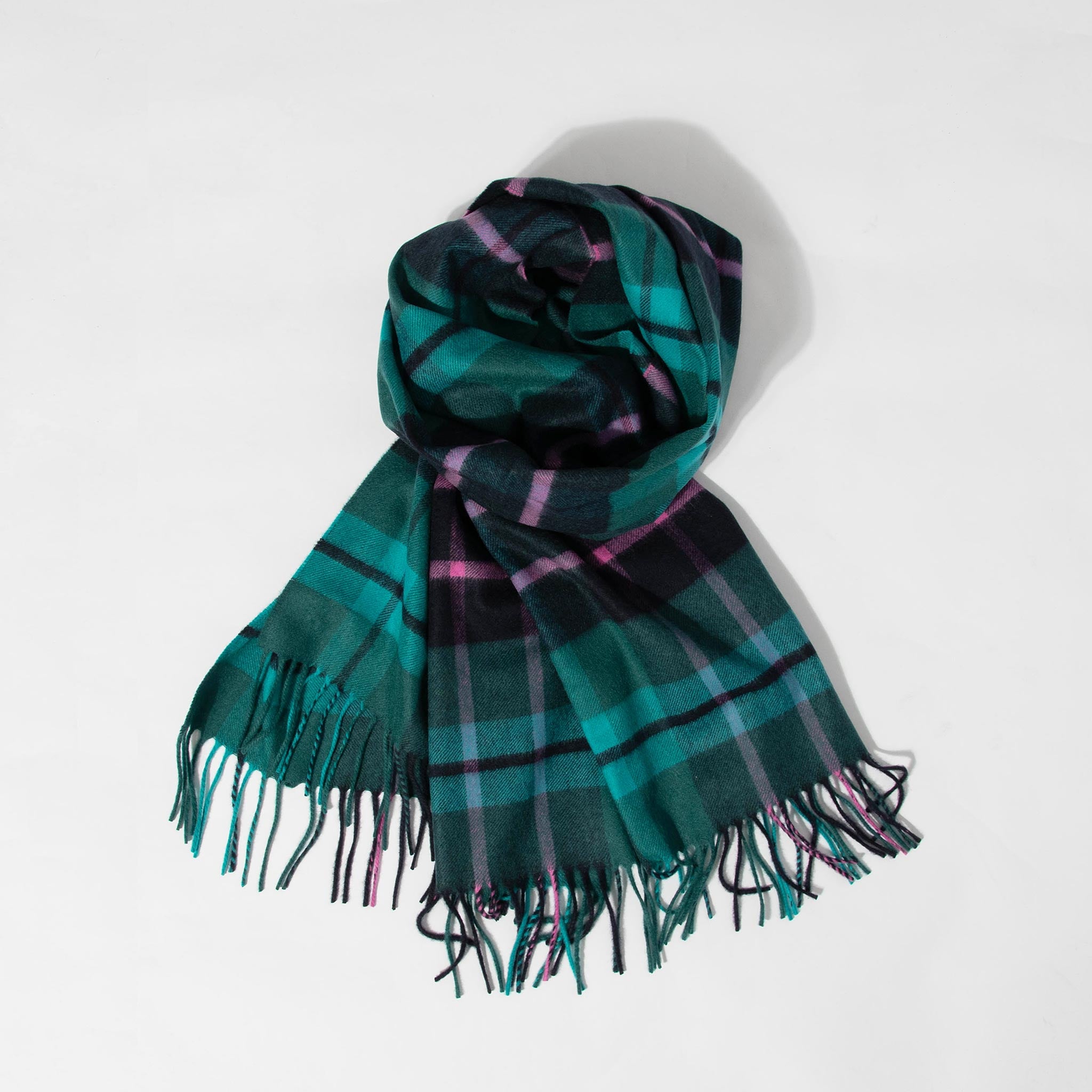 JOHNSTONS - CASHMERE TARTAN STOLEWA000056