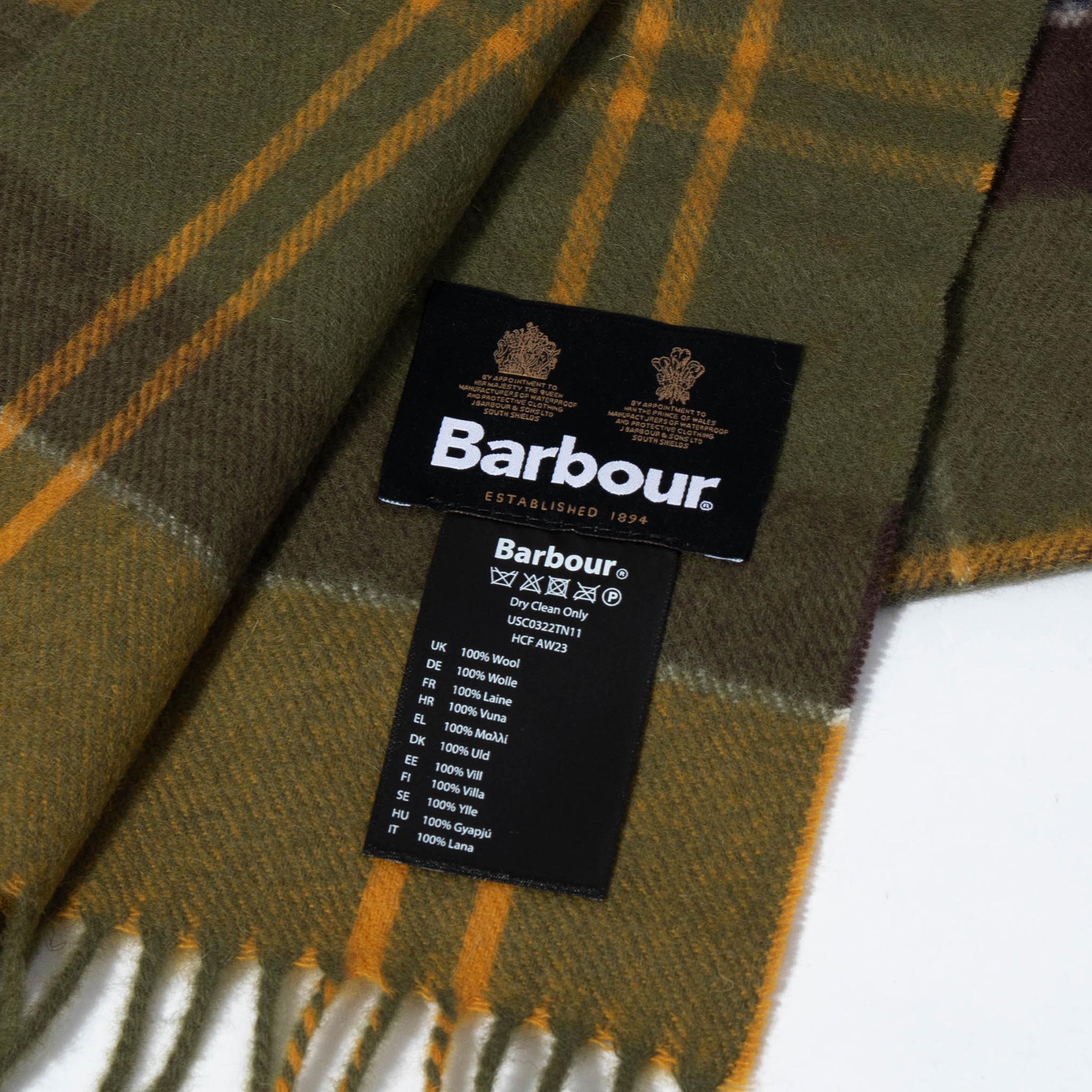 BARBOUR -  INVERNESS TARTAN SCARFUSC0322