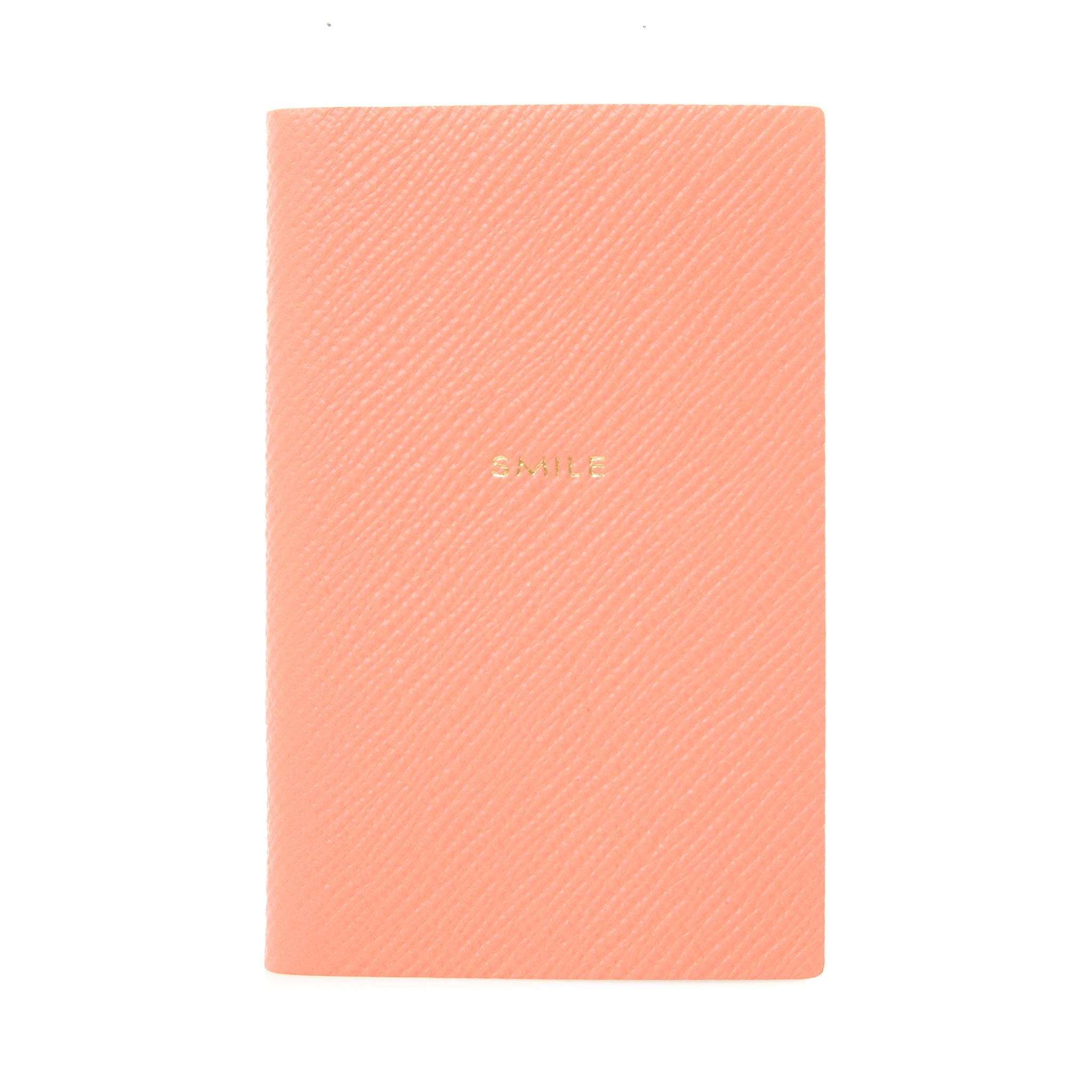 Smile Wafer Notebook in Panama in tangerine