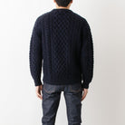 インバーアラン INVERALLAN メンズ レディース クルーネック長袖ニット ARAN COUNTRY MEETINGS CREW NECK SWEATER 1A