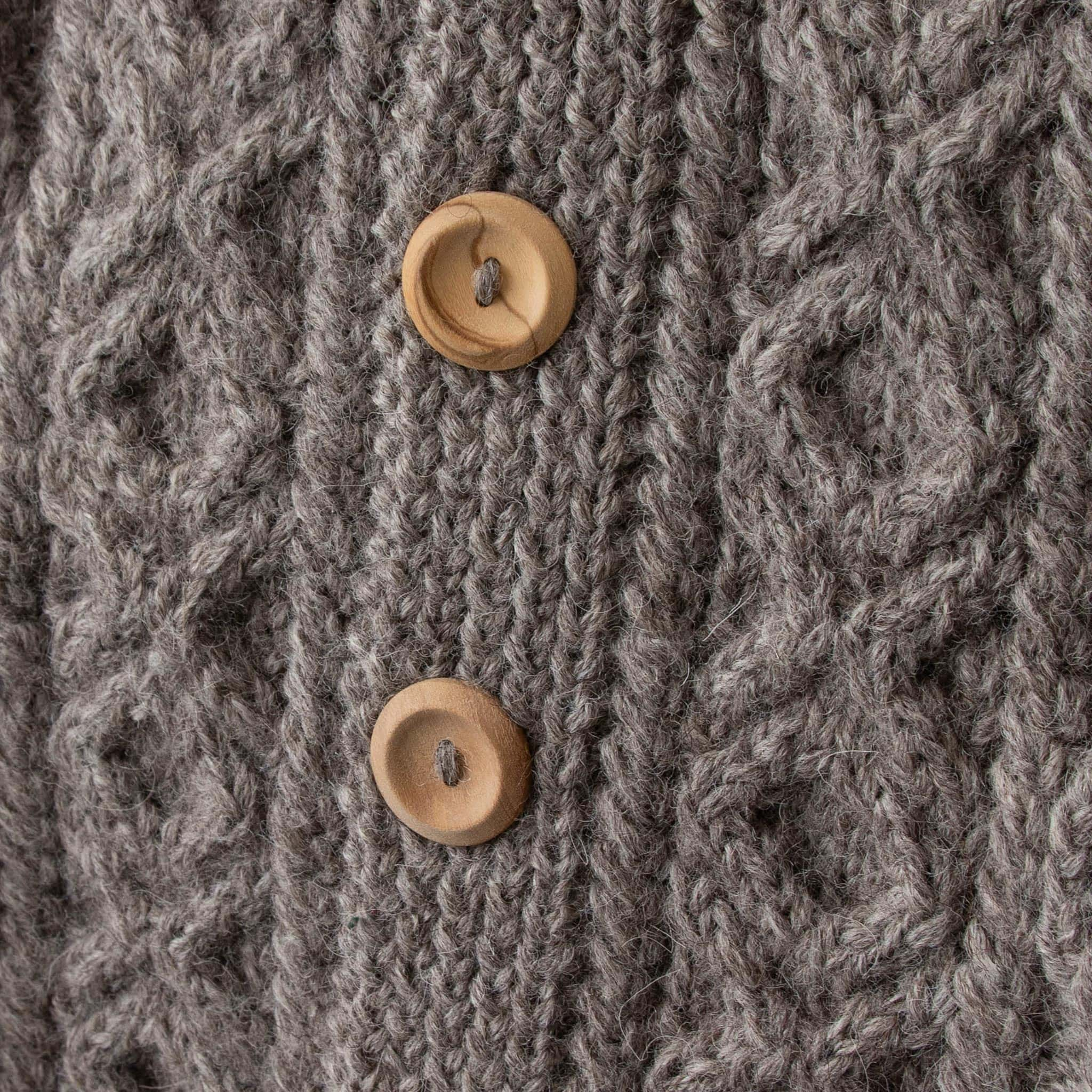 INVERALLAN - SHETLAND LUMBER CARDIGAN NATURALLY NEUTRAL 3A BRACKEN N60 – CHG