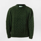 インバーアラン INVERALLAN メンズ レディース クルーネック長袖ニット ARAN COUNTRY MEETINGS CREW NECK SWEATER 1A