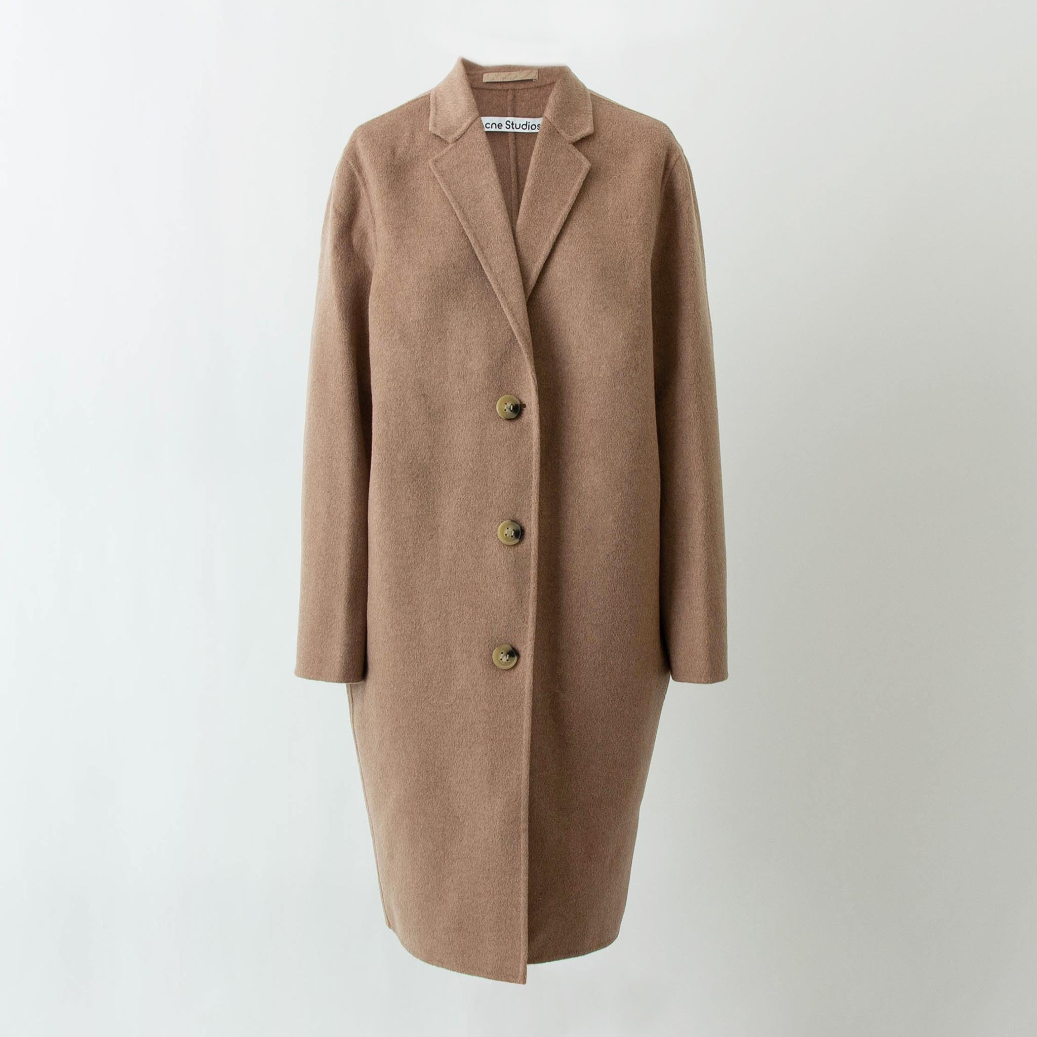 アクネ ストゥディオズ ACNE STUDIOS レディース コート キャメル SINGLE-BREASTED COAT FN-WN-OUTW000554 F90410 AF50 CAMEL MELANGE