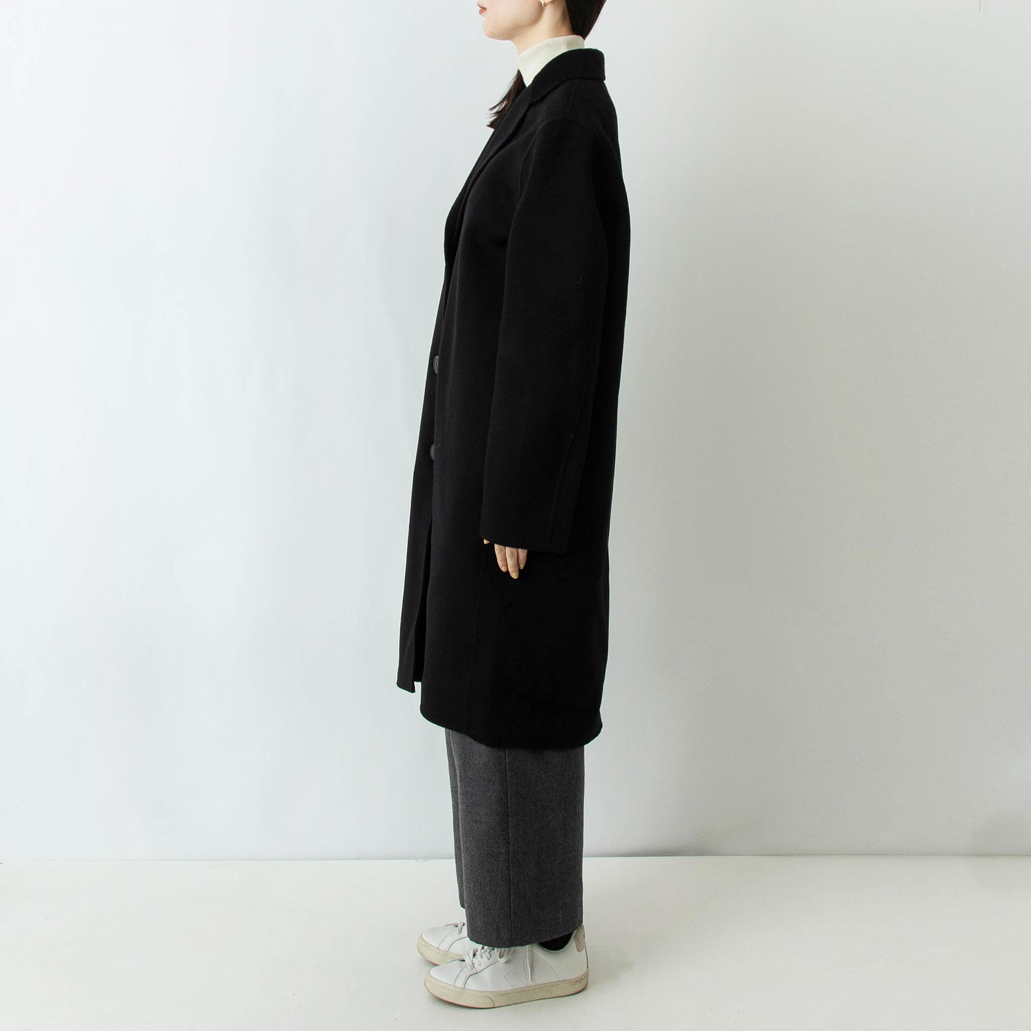 ACNE STUDIOS - SINGLE-BREASTED COAT FN-WN-OUTW000554 F90410 9000 – CHG