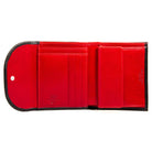 ホワイトハウスコックス WHITEHOUSE COX 財布 メンズ レディース 三つ折り財布（小銭入れ付） ブラック/レッド MEDIUM THREE FOLD PURSE SADDLE 2TONE S1058 BLACK/RED