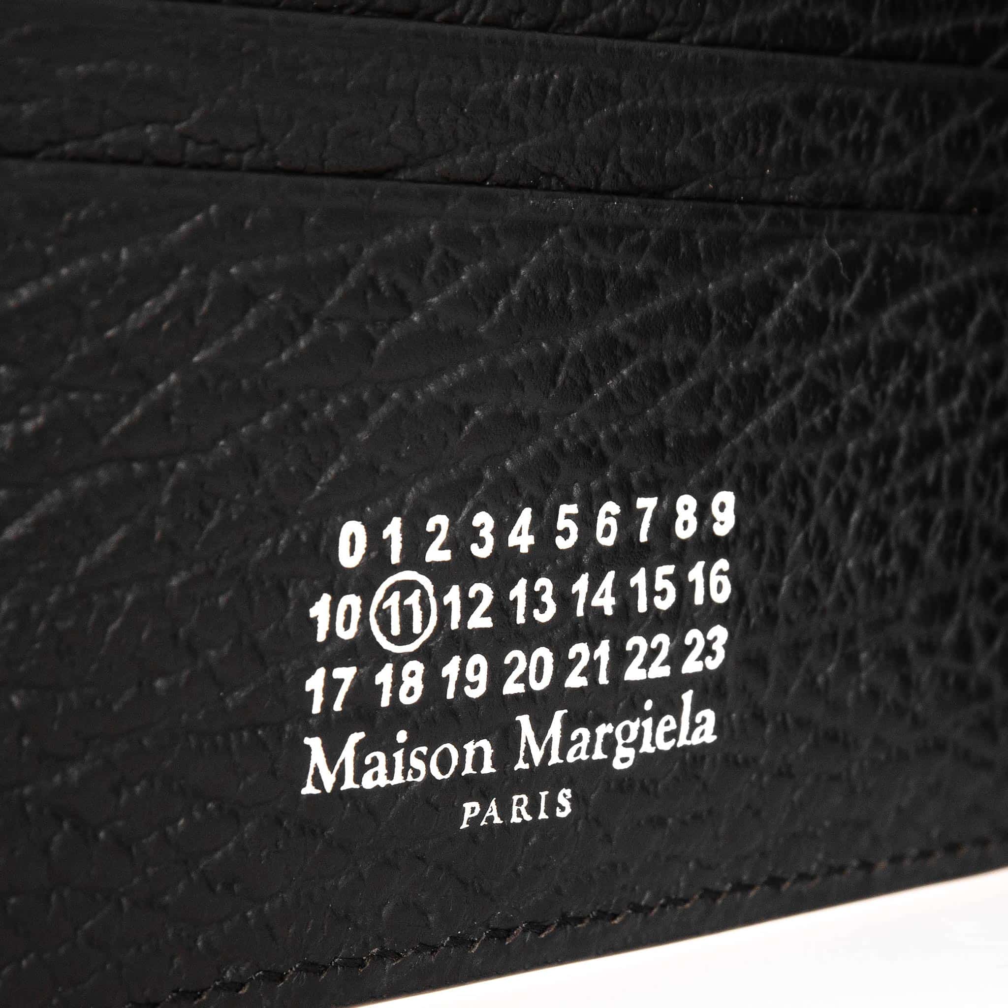 メゾンマルジェラ MAISON MARGIELA 財布 メンズ 二つ折り財布 ブラック BIFOLD WALLET SA1UI0016 P4455 T8013 BLACK
